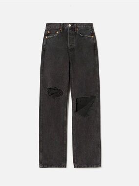 Re/Done Black 90s High Rise Loose